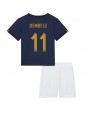 Frankrike Ousmane Dembele #11 Replika Hemmakläder Barn VM 2022 Kortärmad (+ byxor)